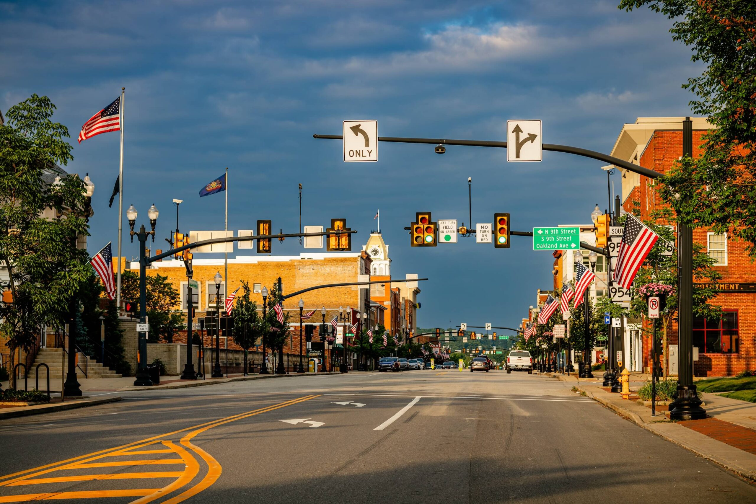 Streets of Downtown Indiana, PA